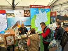 1. Bier- & Wohlfühlhotel Gut Riedelsbach am Messestand Urlaub in Deutschland