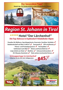 Aufsteller Der Lärchenhof in Erpfendorf