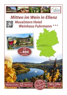 Aufsteller Moselstern Hotel Weinhaus Fuhrmann