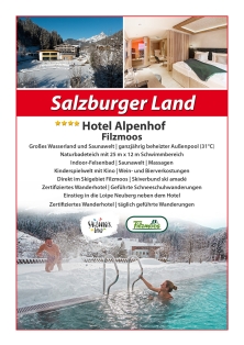 Aufsteller Hotel Alpenhof in Filzmoos