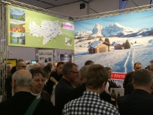 Karte am Südtirol Messestand