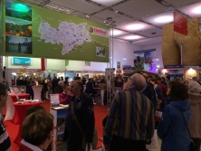 Karte am Südtirol Messestand