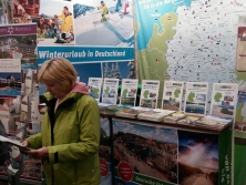 Messestand "Urlaub in Deutschland - Von der See bis in die Berge"