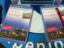 Alpen-Gewinnspiel am ALPenjoy-Messestand