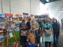 Messestand Urlaub in den Alpen