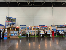 Messestand Urlaub in den Alpen