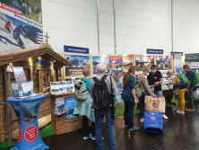 Alpen-Messestand auf der TourNatur Düsseldorf 2020 - Halle 14