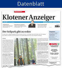 Datenblatt Klotener Anzeiger