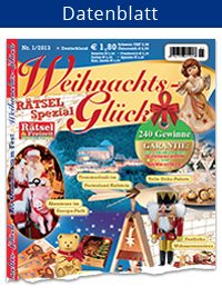 Datenblatt-Weihnachts-Glück