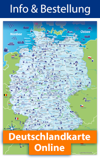 Deutschland-Karte als Online-Version