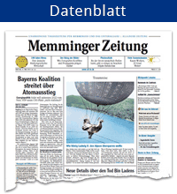 Datenblatt Memminger Zeitung
