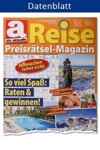 die aktuelle Reise Preisrätsel-Magazin