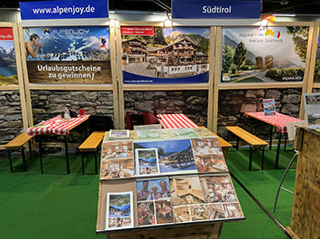 Teilnahme am Alpen-Messestand